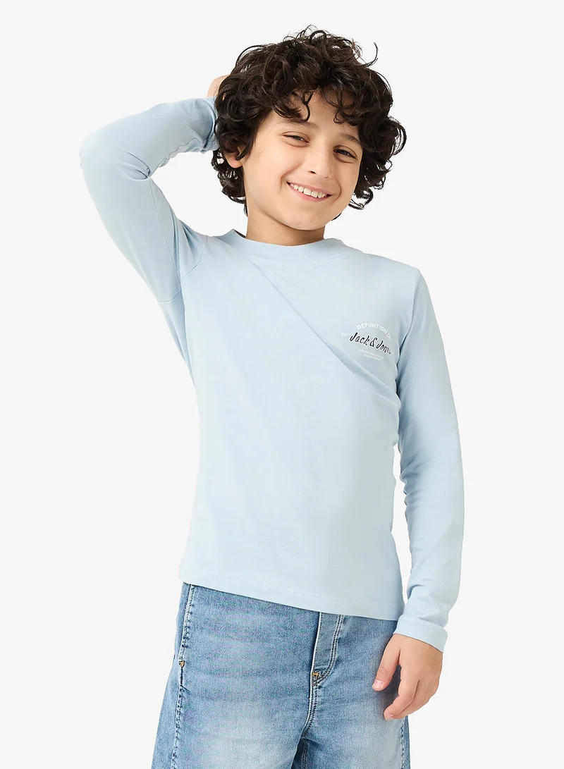 جاك وجونز جونيور طقم قطعتين تي شيرت برقبة دائرية للأطفال